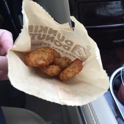 Dunkin' - What an order of hash browns looks like..