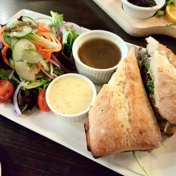 Kettle Drums Restaurant & Bar - Prime Rib Au Jus Sandwich - Italian Near Me - Peterborough, Ontario