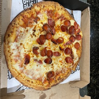 HomeSlyce - Canton - Standard HomeSlyce delivery... pizza that has been subjected to high G forces. - Pizza Near Me - Baltimore, Maryland HomeSlyce - Canton - Standard HomeSlyce delivery... pizza that has been subjected to high G forces. - Pizza Near Me - Baltimore, Maryland