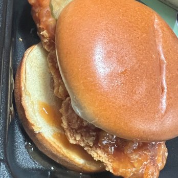 Wingstop - Hot honey chicken sandwich   @hybrideater - Chicken Wings Near Me - Los Angeles, California