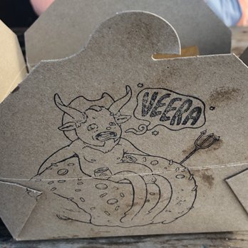 Veera Donuts - Emblem on the donut box. - Donuts Near Me - Missoula, Montana Veera Donuts - Emblem on the donut box. - Donuts Near Me - Missoula, Montana