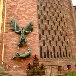 Coventry Cathedral - Epstein's St Michael and the Devil