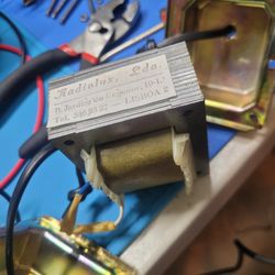 Radiolux - Vintage step down transformer bought in 1985 - still works.