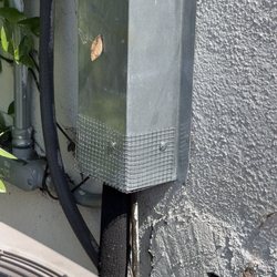 Pro Excel Pest Solutions - Sealed off entry point for rodents -- apparently they can squeeze through the smallest spaces!