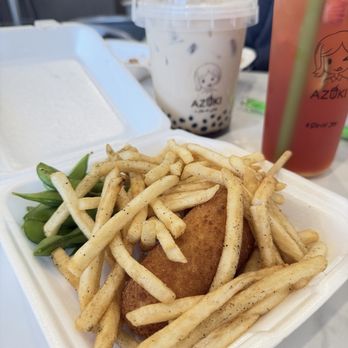 Azuki Tea - Korean Cheesedog combo - Bubble Tea Near Me - Agoura Hills, California Azuki Tea - Korean Cheesedog combo - Bubble Tea Near Me - Agoura Hills, California