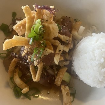 Kona Brewing - Poke- served with hot fresh white rice - Pubs Near Me - Honolulu, Hawaii