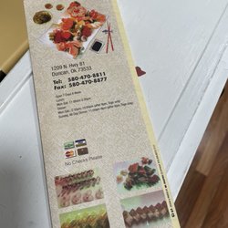 Kyoto - Menu