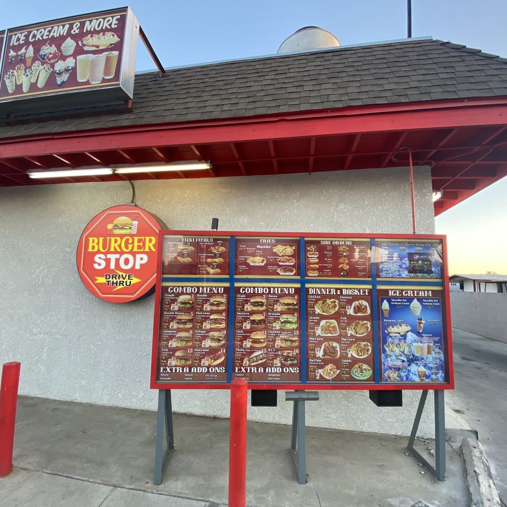 Burger Stop - Drive through to the West - Burgers Near Me - Orosi, California