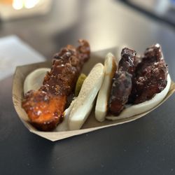 King Bao - Hot Chicken bao Hoisin BBQ Rib bao