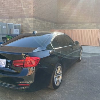 Car City Custom - Back window ceramic tint on BMW 330i - Car Window Tinting Near Me - Long Beach, California