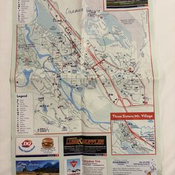 Rundle Mountain Bike Rental - Trail map.