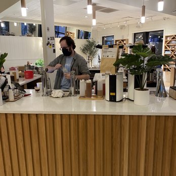 Crimson - Barista hard at work - Coffee & Tea Near Me - Columbus, Ohio Crimson - Barista hard at work - Coffee & Tea Near Me - Columbus, Ohio