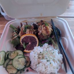Panko crusted avacado and yellowtail Panko crusted avacado and yellowtail