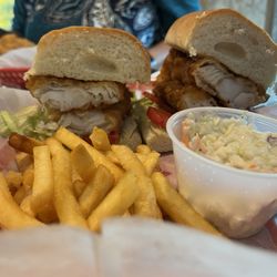 Sharks Fish House Restaurant - Fish sandwich!