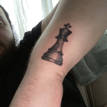 Skye Ink Tattoo Studio - King chess piece by Pam from Skye Ink - Tattoo Near Me - Miami, Florida