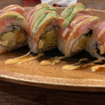 Kin.D96 - SK roll. Really good, but really cream cheesy lol! - Sushi Bars Near Me - Warner Robins, Georgia Kin.D96 - SK roll. Really good, but really cream cheesy lol! - Sushi Bars Near Me - Warner Robins, Georgia
