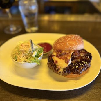 The Pearl - Hamburger with Caesar on the side - New American Near Me - Columbus, Ohio The Pearl - Hamburger with Caesar on the side - New American Near Me - Columbus, Ohio