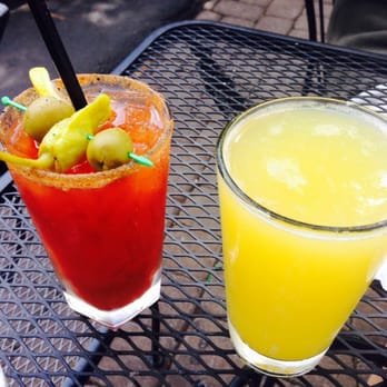 Victorian Cafe - The disappointing standard Bloody Mary and the delicious man-mosa - Breakfast & Brunch Near Me - Bend, Oregon Victorian Cafe - The disappointing standard Bloody Mary and the delicious man-mosa - Breakfast & Brunch Near Me - Bend, Oregon