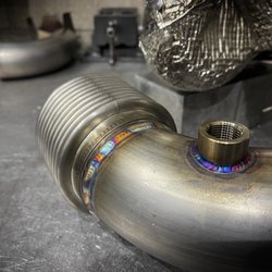 The Humble Welder - Adding a stainless steel bellow (flex) to this exhaust pipe