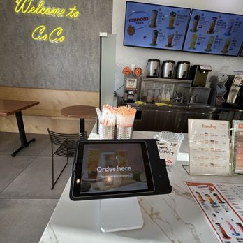 CoCo Fresh Tea and Juice - Kiosk order station - Bubble Tea Near Me - San Jose, California CoCo Fresh Tea and Juice - Kiosk order station - Bubble Tea Near Me - San Jose, California