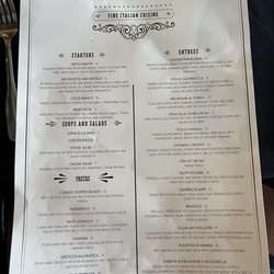 Papa Amadeos - Menu 9/9/23