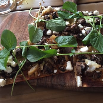 Farmer's Table - Mushroom and goat cheese flatbread - Desserts Near Me - Boca Raton, Florida Farmer's Table - Mushroom and goat cheese flatbread - Desserts Near Me - Boca Raton, Florida