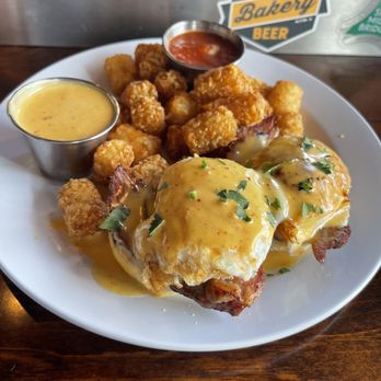 The Blue Duck - Eggs Bene-Duck - Sandwiches Near Me - Maplewood, Missouri