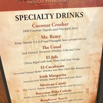 Barcena's Mexican Grill - menu - Mexican Near Me - La Marque, Texas Barcena's Mexican Grill - menu - Mexican Near Me - La Marque, Texas