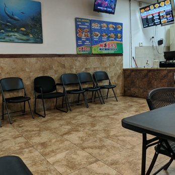 Moby's Fish & Chicken - Clean, smells good and fried in here, not fishy at all - Seafood Near Me - Miramar, Florida Moby's Fish & Chicken - Clean, smells good and fried in here, not fishy at all - Seafood Near Me - Miramar, Florida