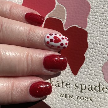 Nail Illusion - Valentines nails - Nail Salons Near Me - Moon Township, Pennsylvania Nail Illusion - Valentines nails - Nail Salons Near Me - Moon Township, Pennsylvania