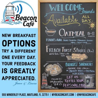 Menu photo 8 Beacon Café Maitland, FL