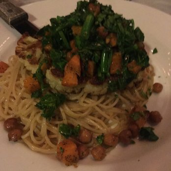 Rosalina - Cauliflower "steak" with spaghetti - Italian Near Me - Providence, Rhode Island Rosalina - Cauliflower "steak" with spaghetti - Italian Near Me - Providence, Rhode Island