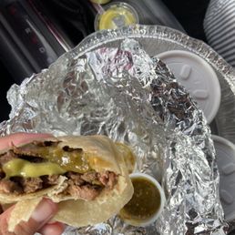 Kids Taco on Flour W/ Meat