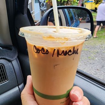 My Titas Cafe - My go to drink, an iced coconut mocha - Desserts Near Me - Hana, Hawaii My Titas Cafe - My go to drink, an iced coconut mocha - Desserts Near Me - Hana, Hawaii
