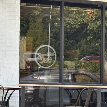 Ramblin’ Joe’s - Ramblin' Joe's sign visible behind window - Breakfast & Brunch Near Me - Germantown, Tennessee