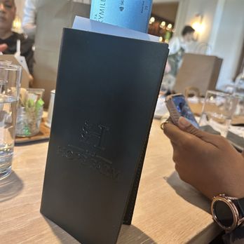 The Hope Farm - Even the check holders are posh! - Wine Bars Near Me - Fairhope, Alabama The Hope Farm - Even the check holders are posh! - Wine Bars Near Me - Fairhope, Alabama