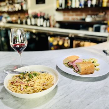 The Bar Next Door - Spaghetti Carbonara and Italian Sub - Bars Near Me - Temecula, California