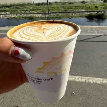 Spoke - Golden milk with a shot of espresso - Breakfast & Brunch Near Me - Los Angeles, California Spoke - Golden milk with a shot of espresso - Breakfast & Brunch Near Me - Los Angeles, California