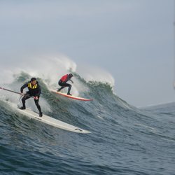 SUP with Wade - First Mavericks swell of 2017