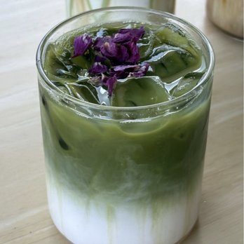 SYNT Coffee - Almond Iced Matcha Latte. - Coffee & Tea Near Me - Los Angeles, California