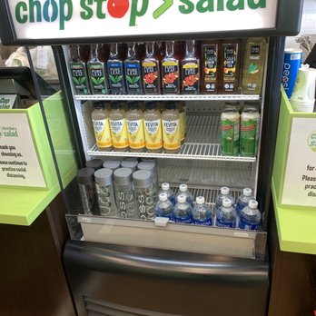Chop Stop - Cold beverages inside restaurant - Salad Near Me - Temecula, California Chop Stop - Cold beverages inside restaurant - Salad Near Me - Temecula, California