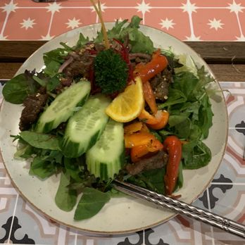 Chiang Rai Thai Kitchen and Bar - Salad with spicy beef - Thai Near Me - Markham, Ontario Chiang Rai Thai Kitchen and Bar - Salad with spicy beef - Thai Near Me - Markham, Ontario