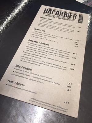 Menu photo 2 Napargar Pamplona, NA