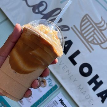 Loke Aloha Coffee - Biscoff frappe - Coffee & Tea Near Me - Waipahu, Hawaii