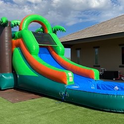 Desert Oasis Inflatables - Desert Thunder Bounce House Combo w/ Pool