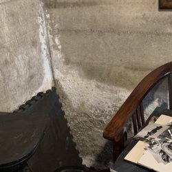 Bay Area Mold Pros - Efflorescence visible on perimeter foundation of San Francisco home inspected by Bay Area Mold Pros.