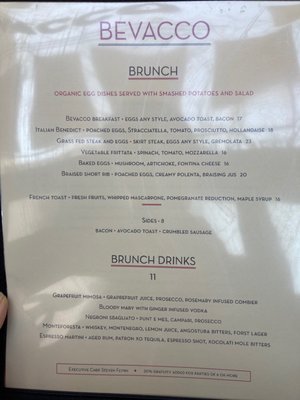 Menu photo 2 Bevacco Brooklyn, NY