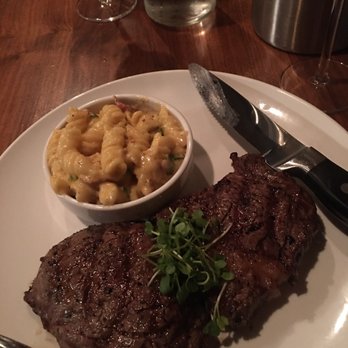 Walnut Kitchen - Ribeye with cheese and bacon rotinin - Southern Near Me - Maryville, Tennessee