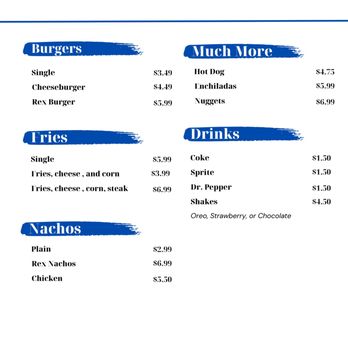 Rex Ball - Menu pt. 2 - Japanese Near Me - El Paso, Texas