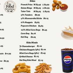 The Food Station - New Menu